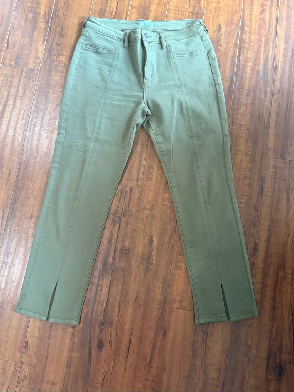 KanCan Olive Green Straight Leg Pants